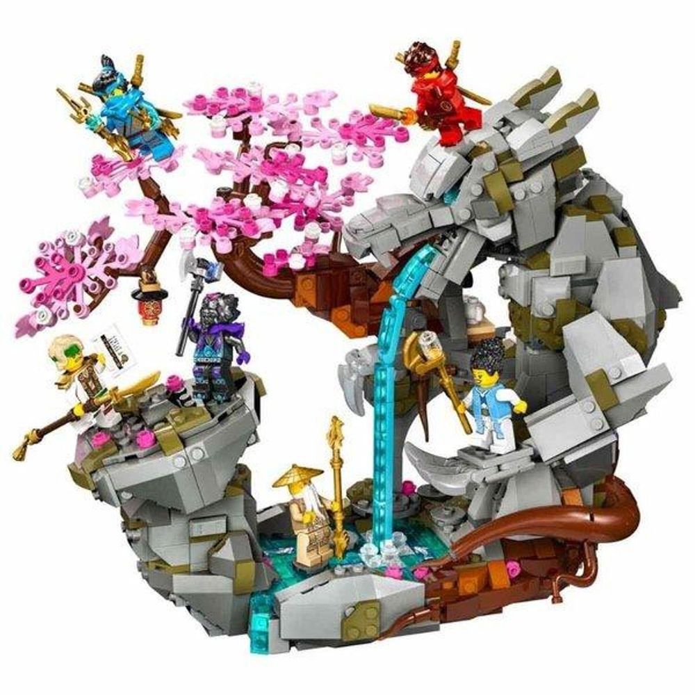 Lego 71819 1212 Parça Ninjago Ejderha Taşı Tapınağı Yapım Seti