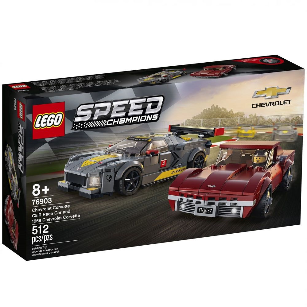 Lego 76903 Speed Champions Chevrolet Corvette C8.R Yarış Arabası