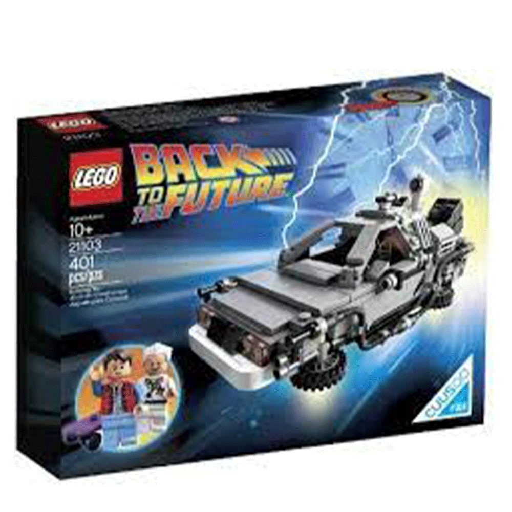 Lego Back to The Future 21103 The DeLorean Time Machine Building