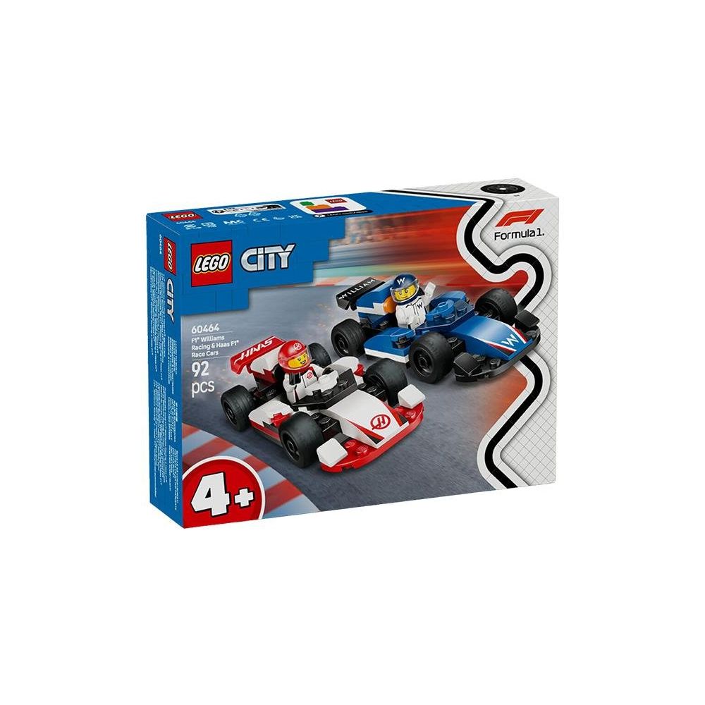 Lego City 60464 92 Parça F1 Williams Racing Ve Haas F1 Yarış