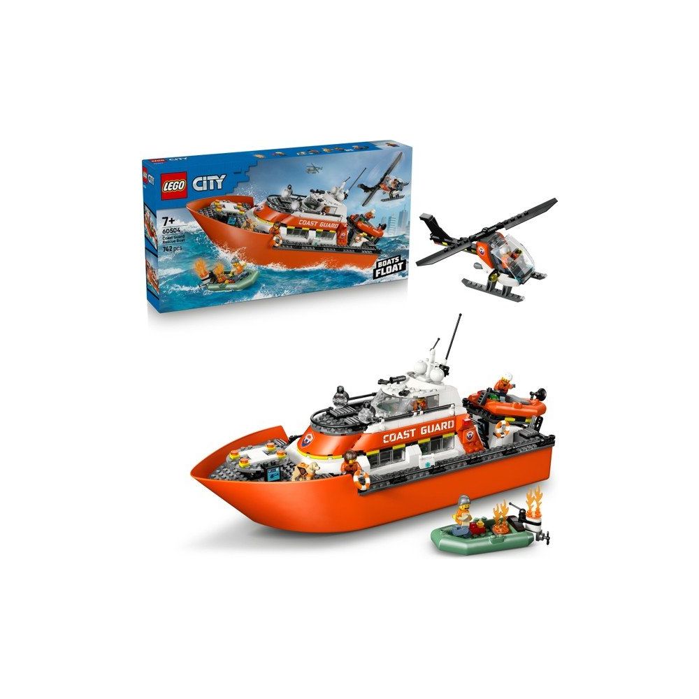 Lego City 60504 Sahil Güvenlik Kurtarma Botu ve Helikopteri 742