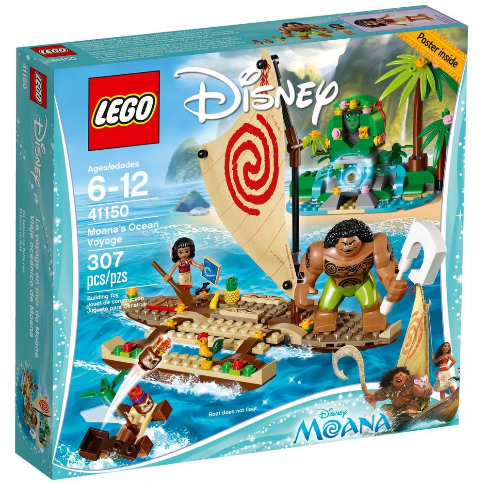 moana lego boat