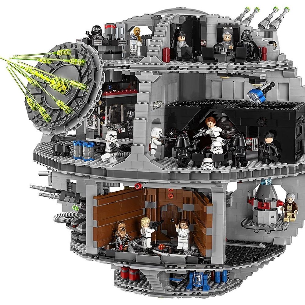 star wars death star lego set