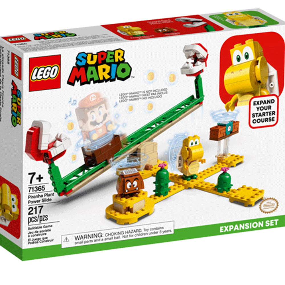 アンバサダー5000 Lego Super Mario Piranha Plant Güç Kaydırağı Ek Macera Seti 71365