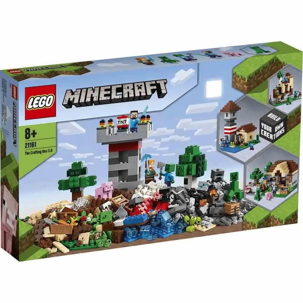 minecraft the crafting box lego