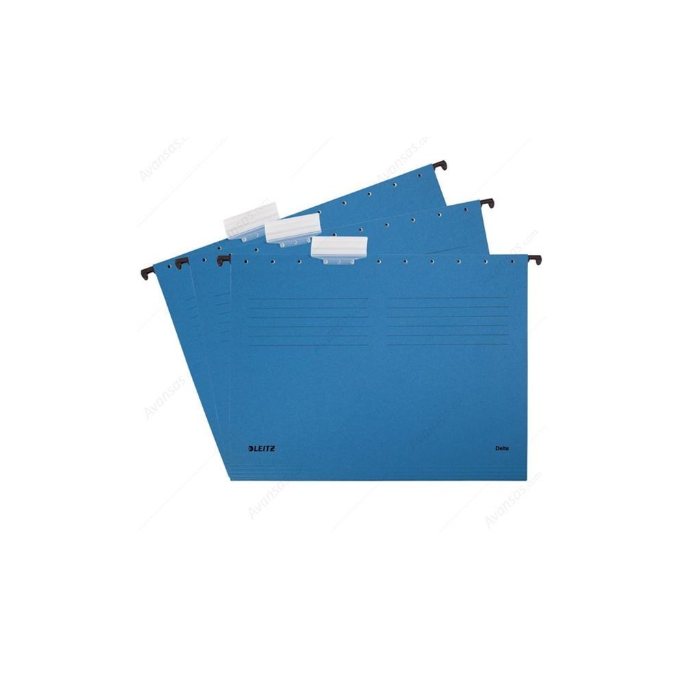 Leitz Telsiz Delta Karton A4 Mavi 6515 Askılı Dosya Fiyatları