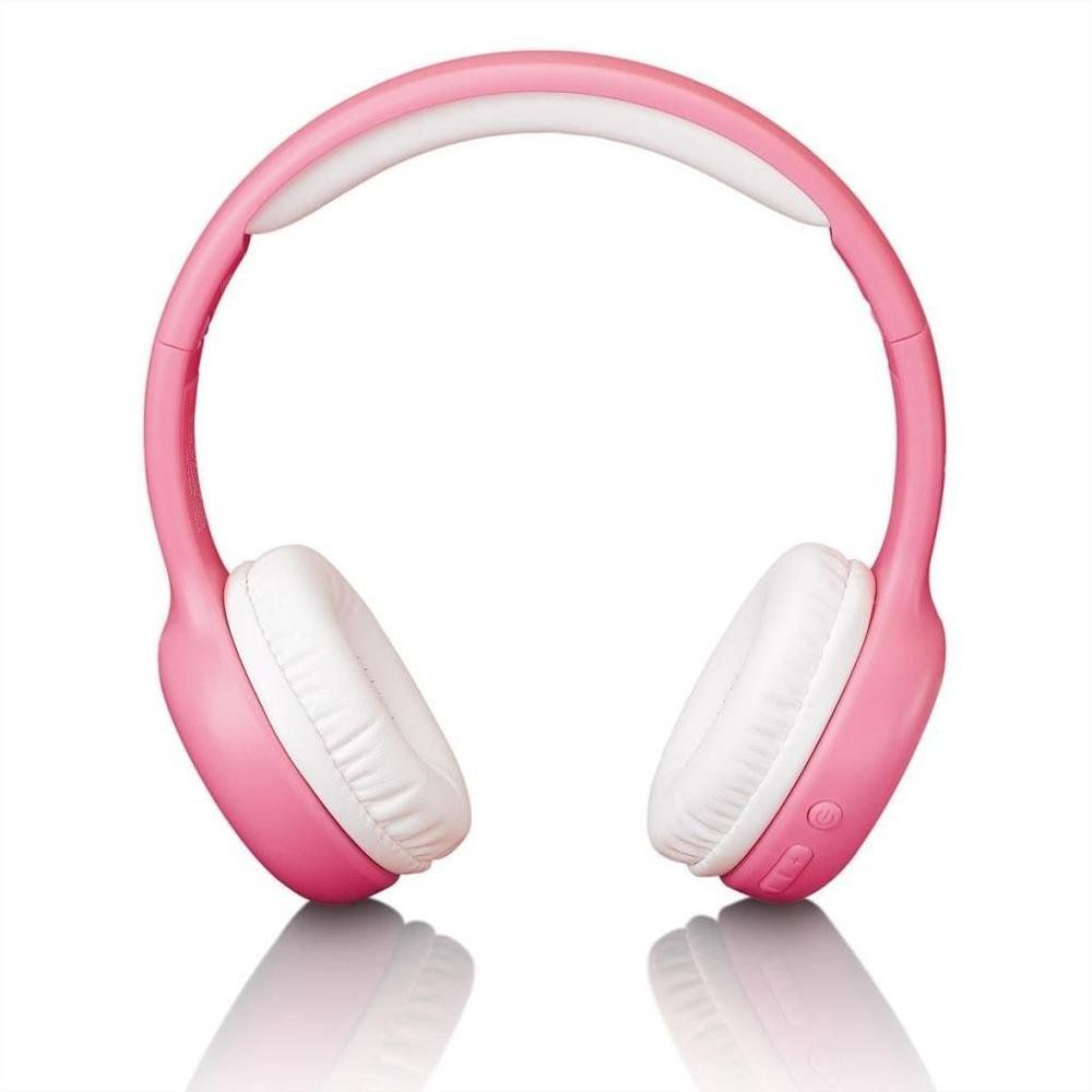 Lenco Hpb-110pk Katlanabilir Mikrofonlu Pembe Bluetooth Çocuk Kulaklığ