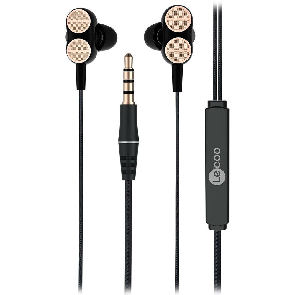 Lenovo EH102 Lecoo 3.5 mm Jacklı Siyah Kulak İçi Kulaklık