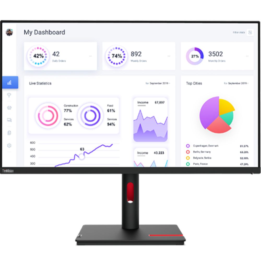 Lenovo T32p-30 63D2GAR1TK 31.5 inç IPS Monitör