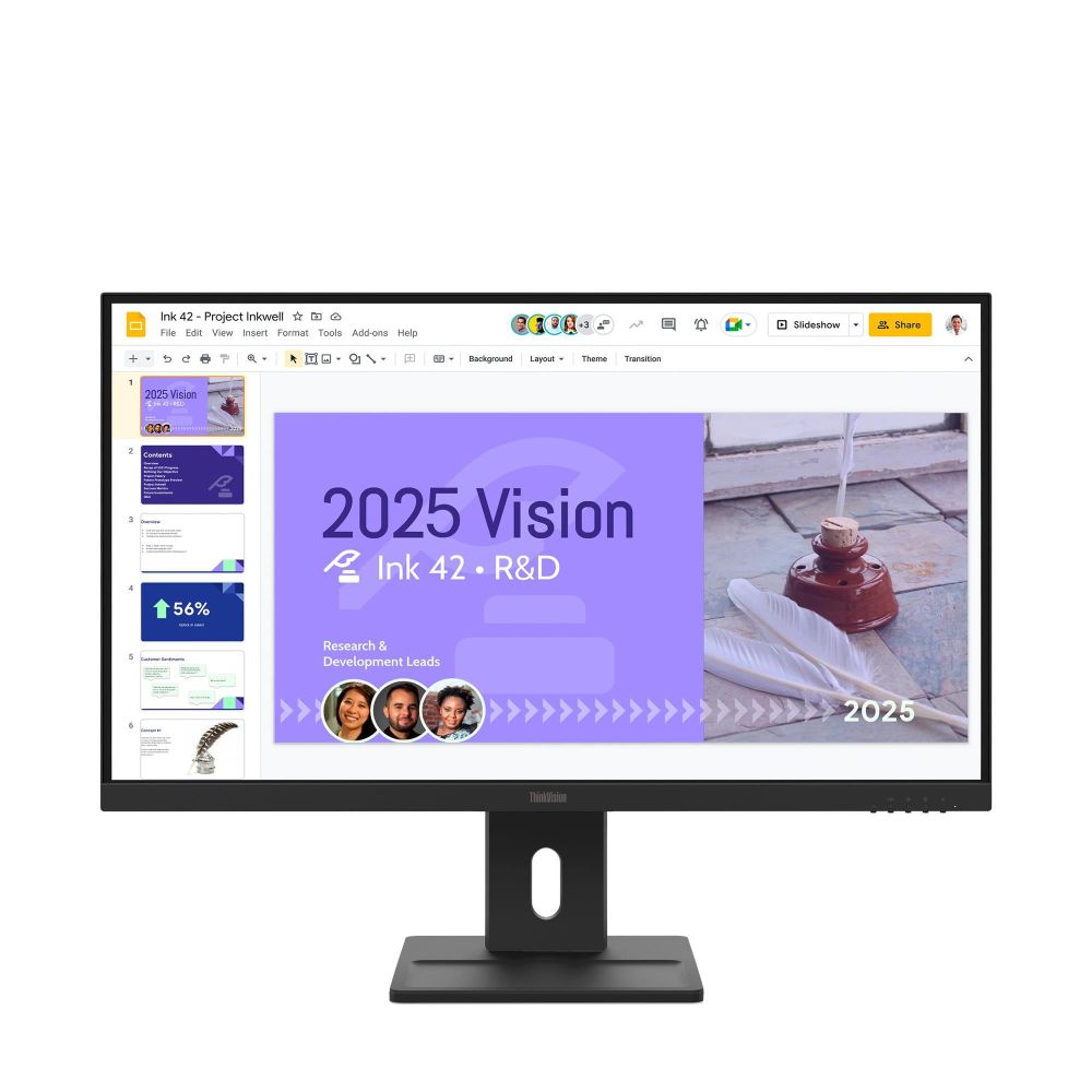 Lenovo ThinkVision E27q-40 64BDGAT4TK 27 inç 100Hz 4ms Full HD Pivot 2K Monitör