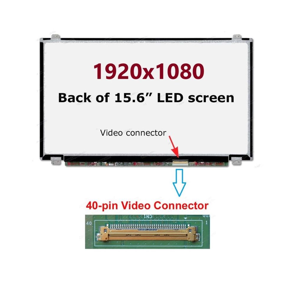 Laptiptop 15,6 LED Display Screen matt Ersatz für Lenovo ThinkPad Edge E531 6885-DMG HD Bildschirm Panel