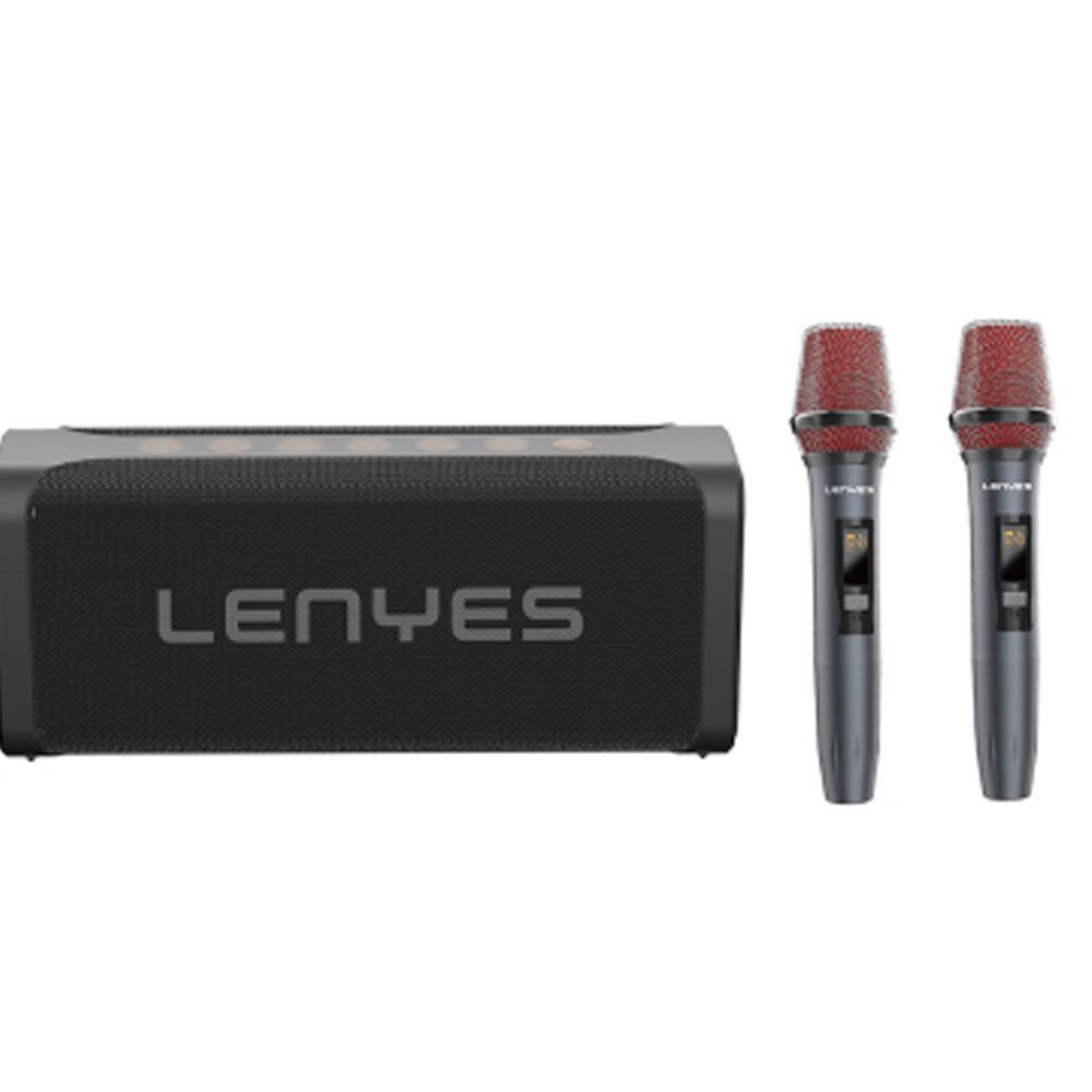 Lenyes S829 V5.0 Siyah Karaoke Mikrofonlu Bluetooth Speaker Hoparlör