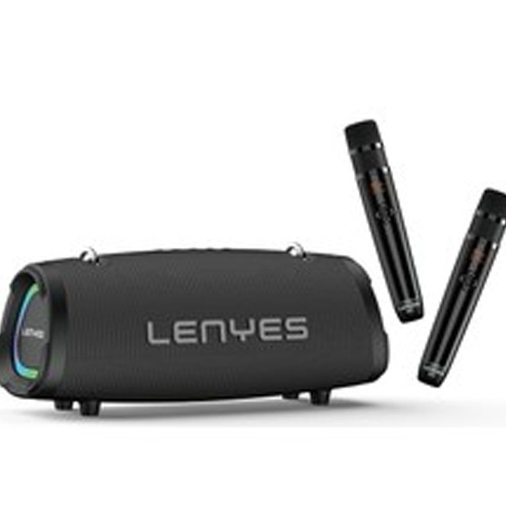 Lenyes S860 V5.3 Siyah Rgb Işıklı Taşınabilir Bluetooth Speaker Hoparlör