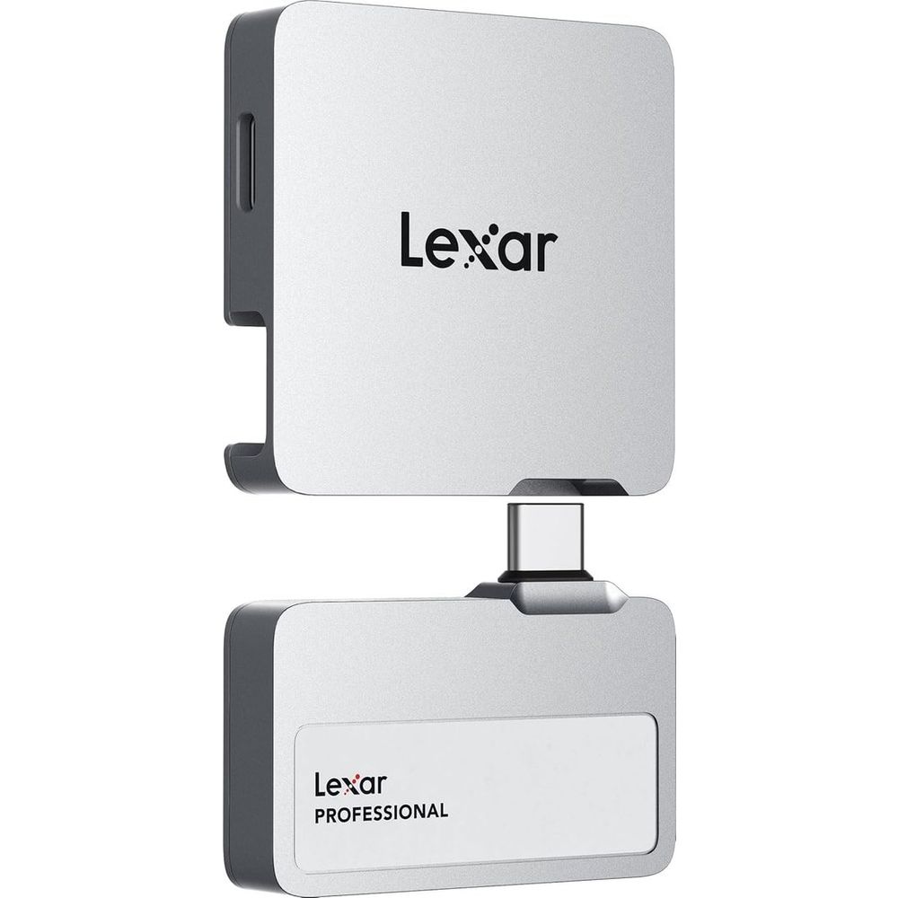 Lexar LSL400S002T-RNBNG 2 TB Professional Go External USB3.2 Gen2 1050 MB/S Okuma 1000 MB/S Yazma Harici SSD