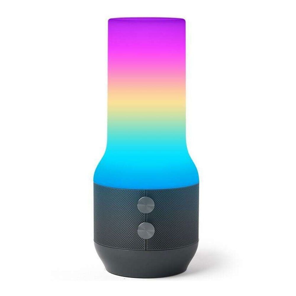Lexon Terrace Lamba Powerbank Metalik Gri Bluetooth Hoparlör