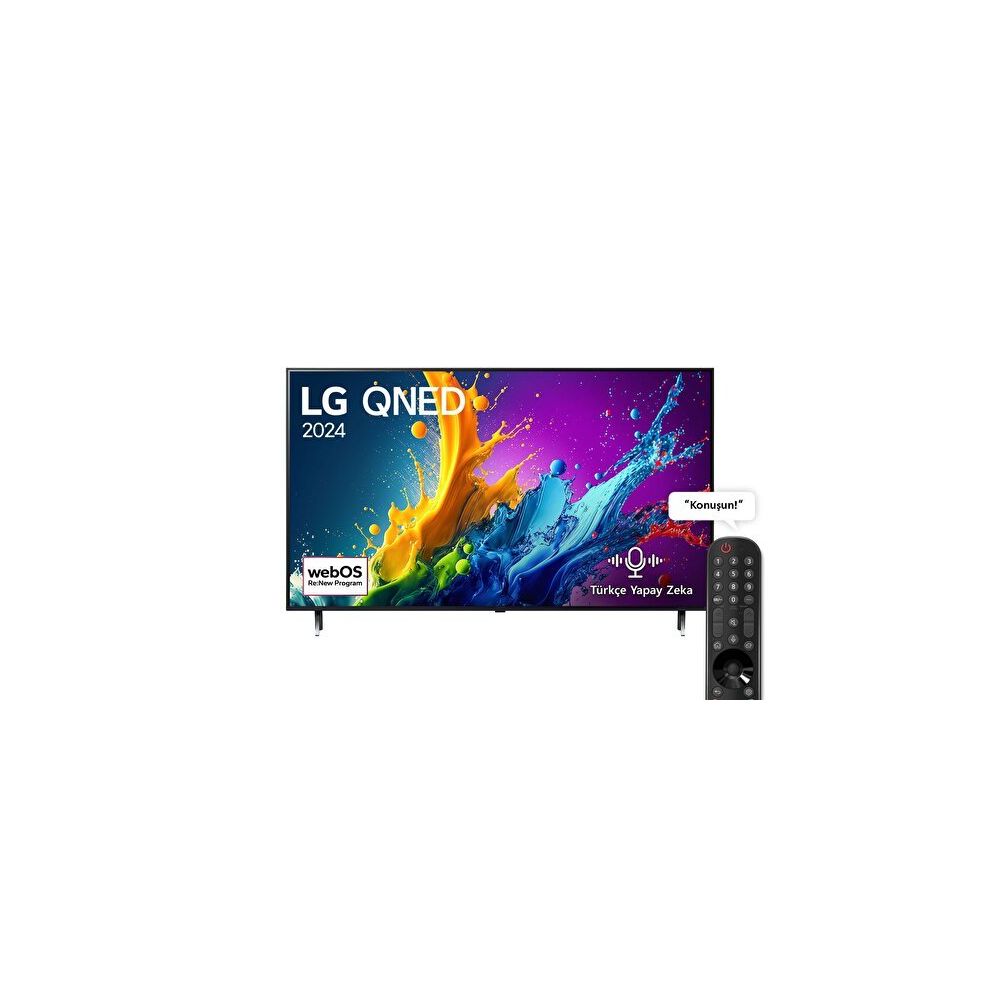LG 55QNED80T6A 55 inç 139 Ekran 4K Ultra HD WebOS QNED TV