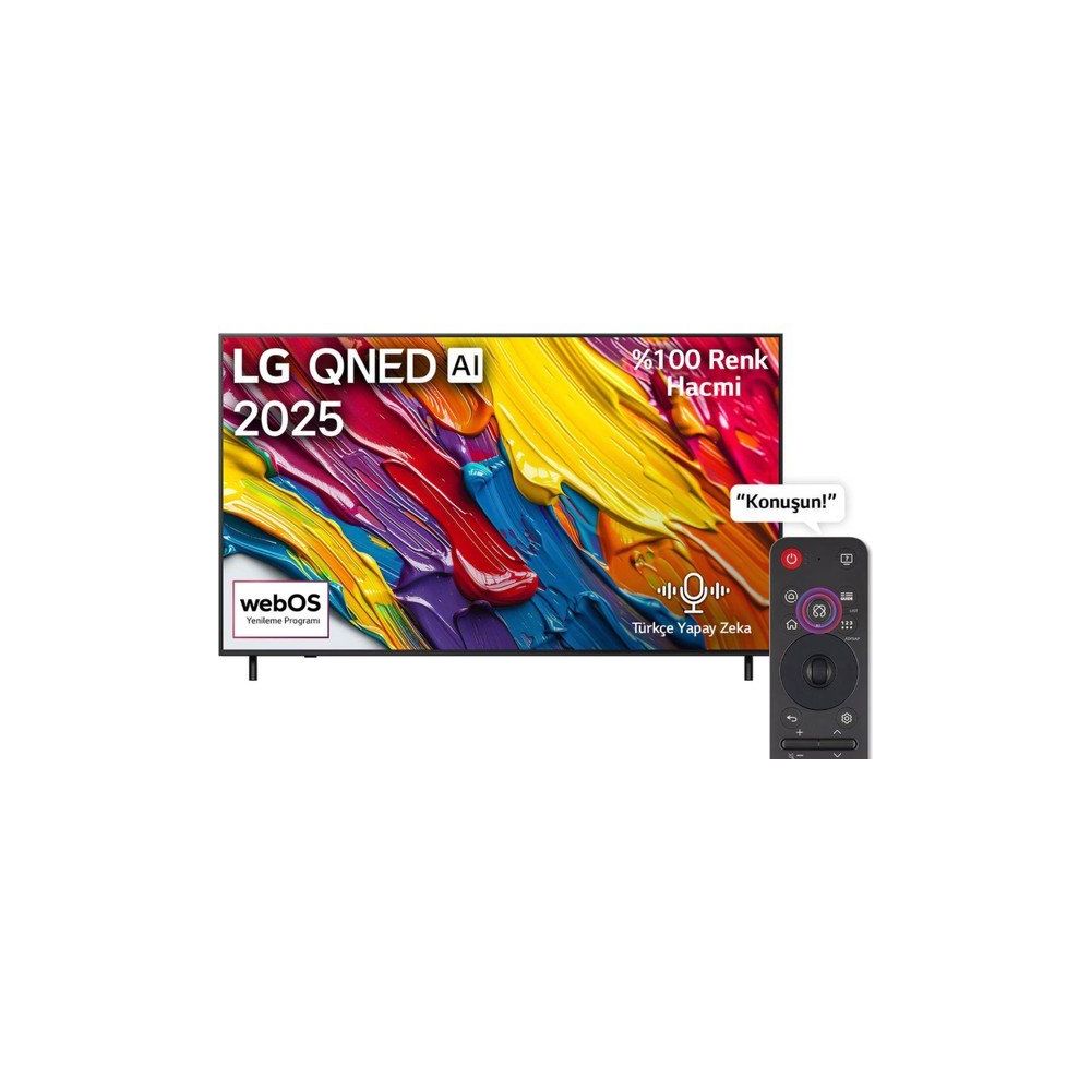 LG 75QNED82A6B 75 inç 190 Ekran 4K Ultra HD webOS QNED TV
