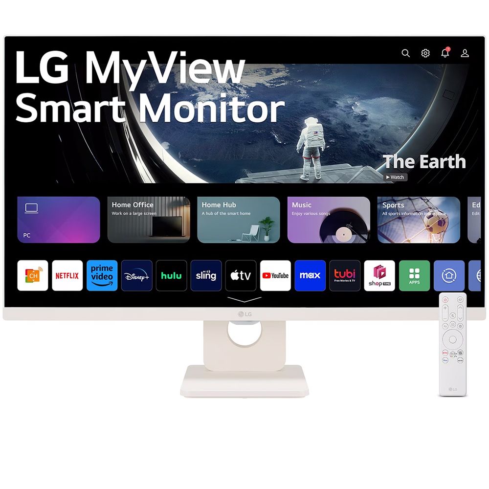 LG MyView 27SR50F-W 27 inç 60Hz 14ms webOS IPS Smart Monitör