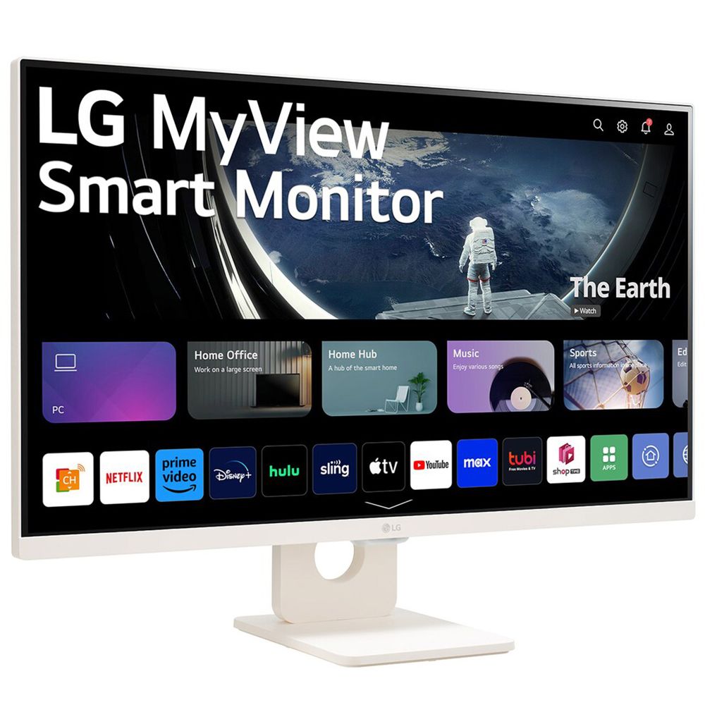 LG SMART Monitor 27SR50F-W 27 スマートモニター LG MyView 27SR50F-W 27 inç 60Hz 14ms webOS IPS Smart Monitör Fiyatları