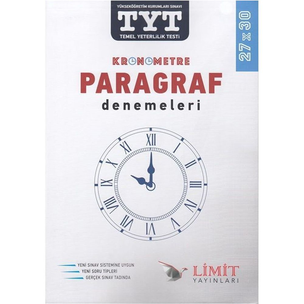 Limit Yayınları TYT Kronometre Paragraf Denemesi Fiyatları