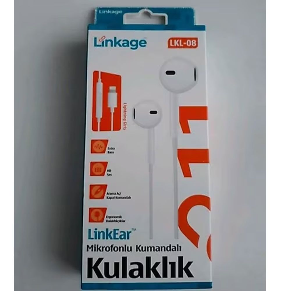 Linkage LKL-08 Lightning Jack Mikrofonlu Kulaklık