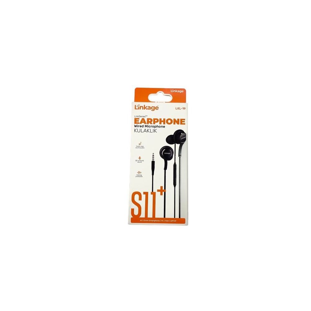 Linkage LKL-19 3,5 mm Jack Kablolu Mikrofonlu Kumandalı Kulaklık