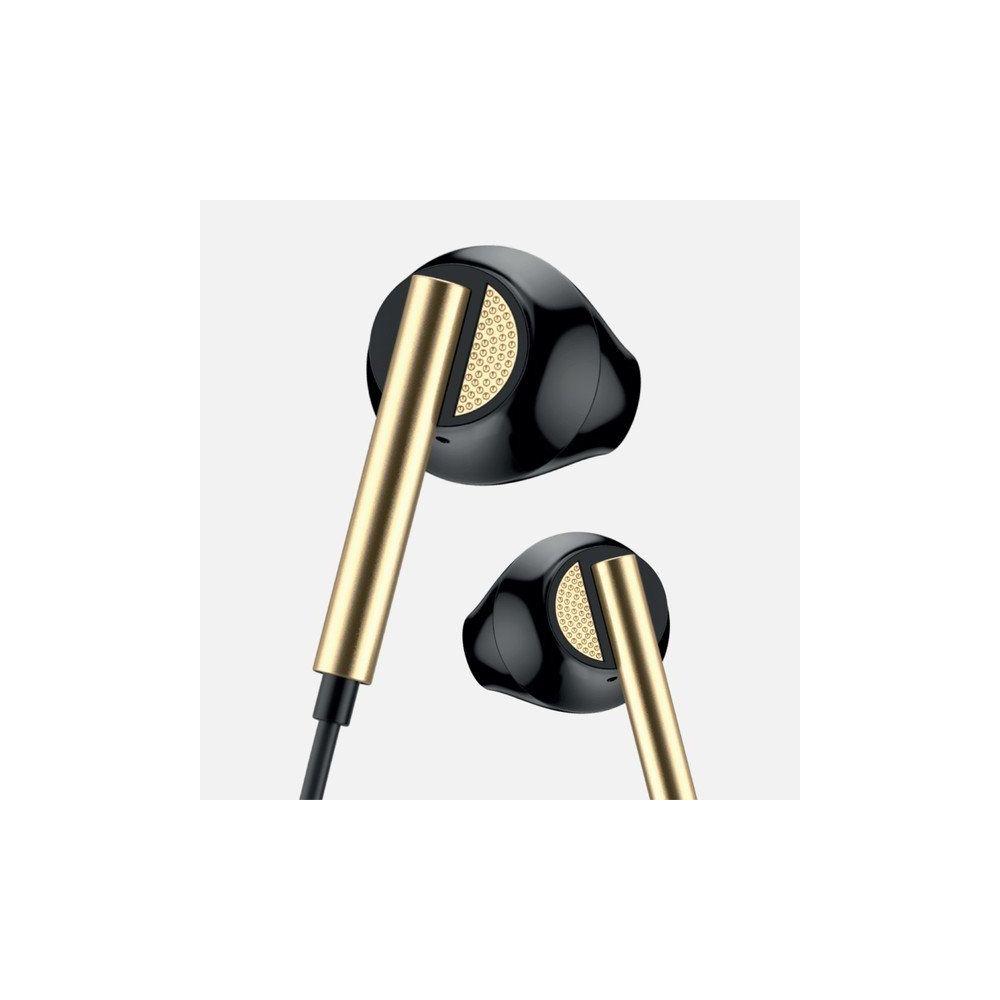 Linktech H65 Siyah Gold Mikrofonlu Yüksek Baslı Kulak İçi Kablolu Kulaklık
