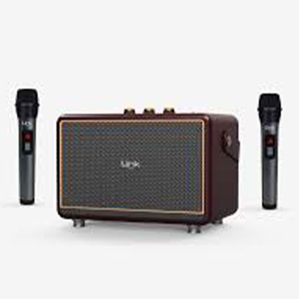 Linktech M407 Premium Mikrofonlu 50 W Retro Yeşil Bluetooth Hoparlör