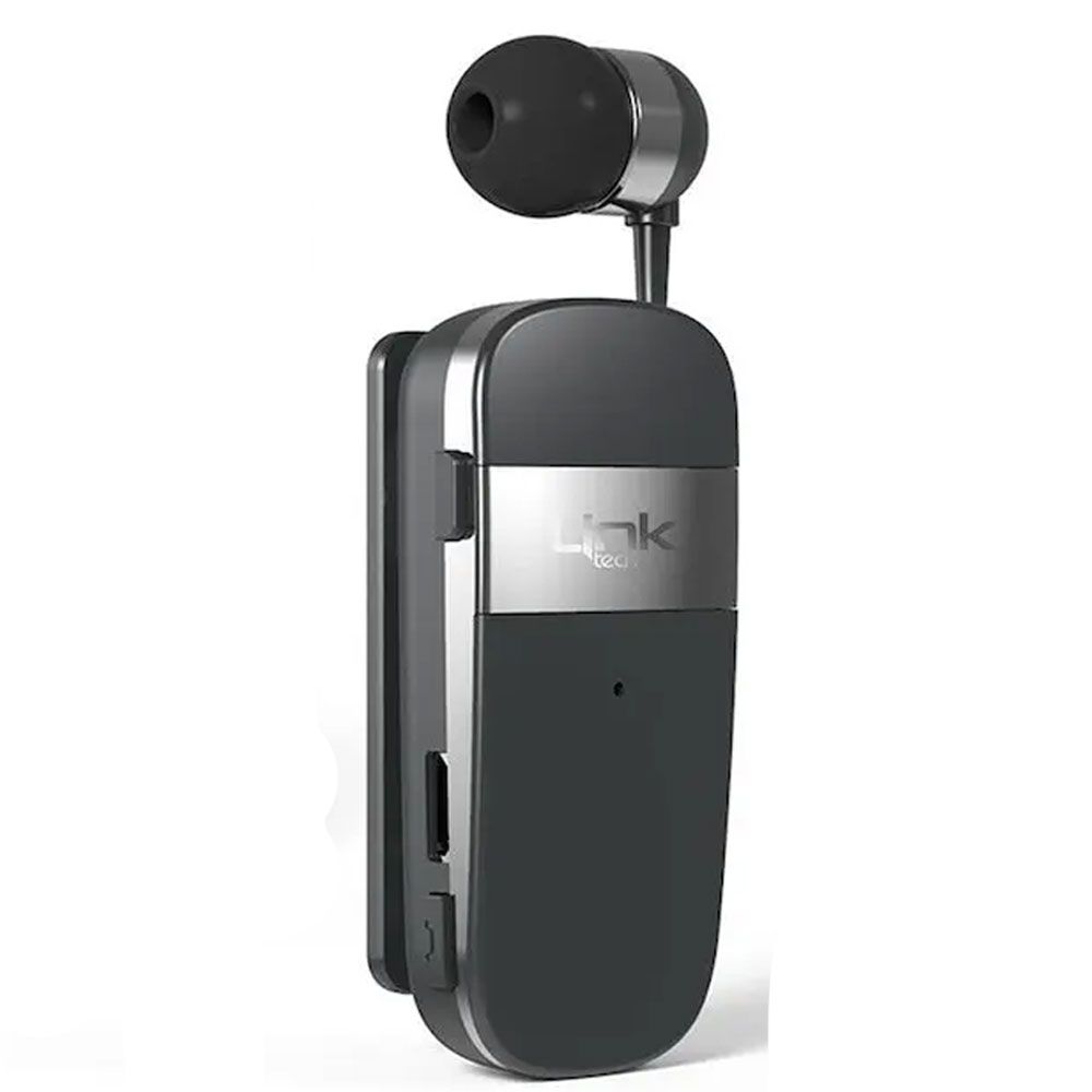 Linktech V77 Bluetooth Gri Makaralı Titreşimli Kulaklık