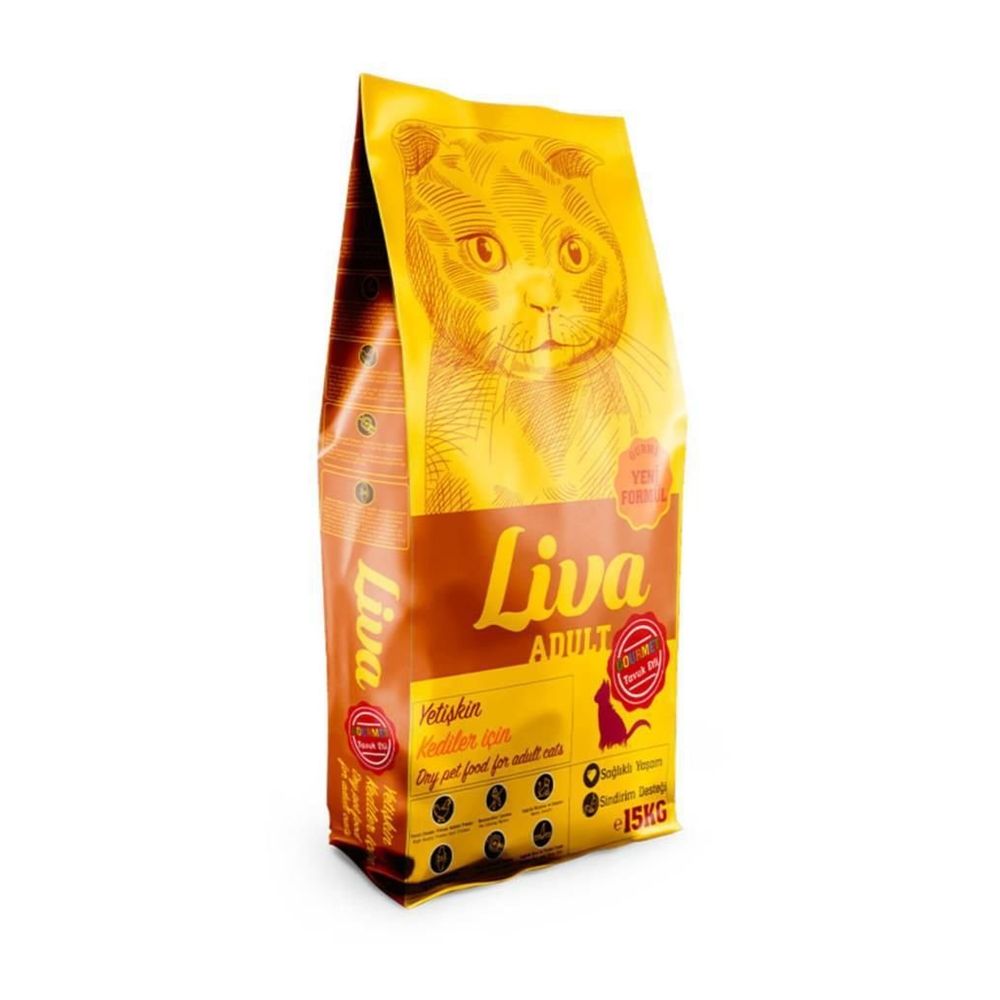 Liva 15 Kg Tavuk Etli Yetiskin Kedi Mamasi Fiyatlari