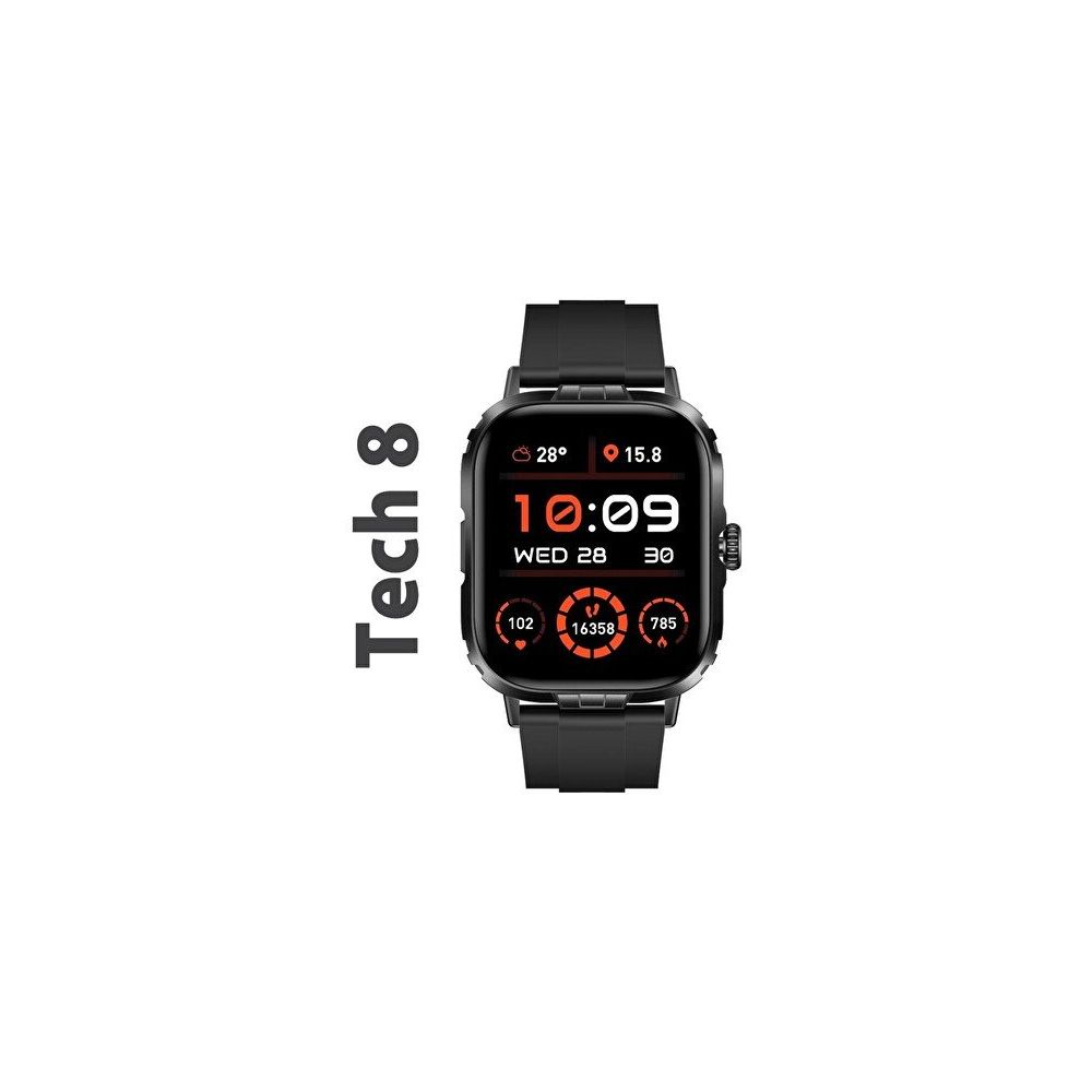 Logia Tech 8 Siyah Akıllı Saat