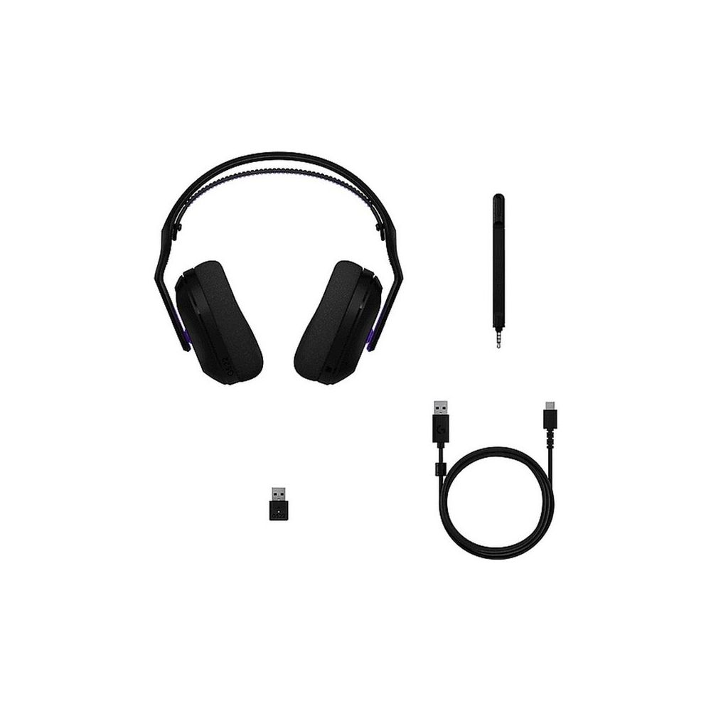 Logitech G G522 Lightspeed Kablosuz Bluetooth Kulak Üstü Siyah