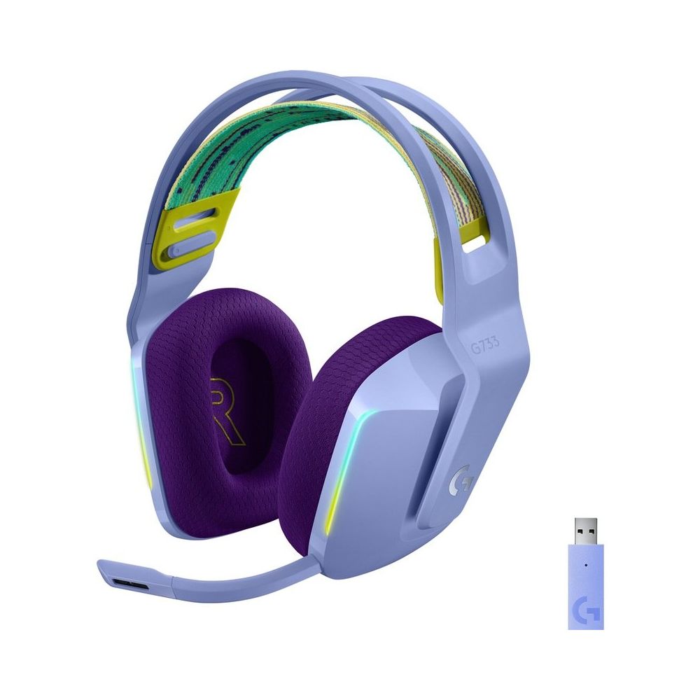 Logitech G733 981-000890 Lila Kablosuz Oyuncu Kulaklık