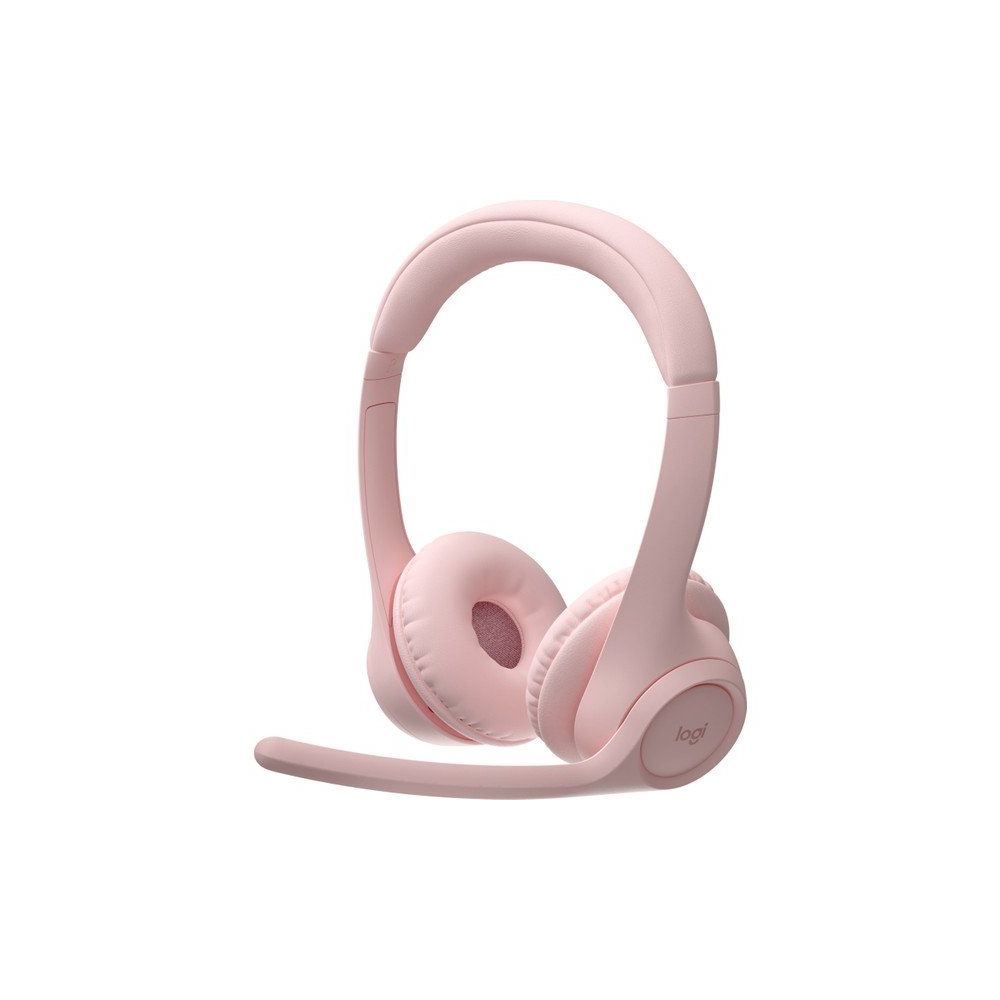 Logitech Zone 300 Pembe Kablosuz Bluetooth Gürültü Önleyici Mikrofonlu Kulaklık