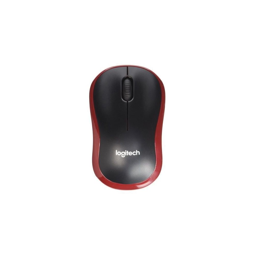 Logitech M185 Wireless Mouse Red 