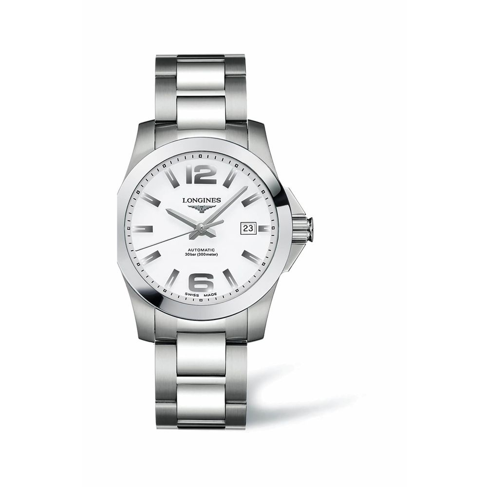 longines stainless steel watch