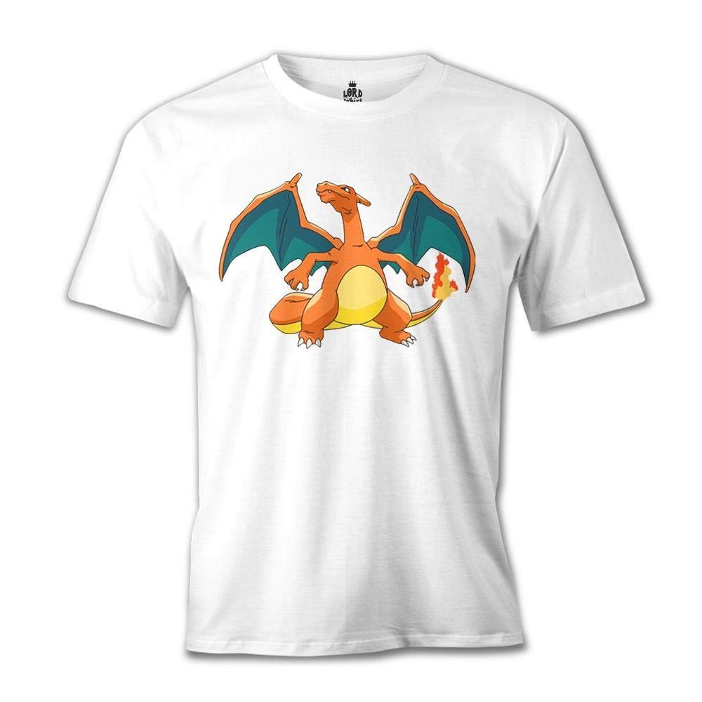 Lord T Shirt Pokemon Charizard Beyaz Erkek T Shirt Fiyatlari