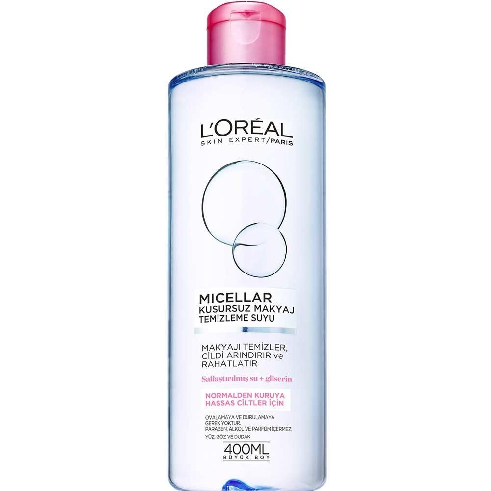 Loreal Paris Micellar 400 ml Hassas Kusursuz Makyaj Temizleme Suyu Fiyatları