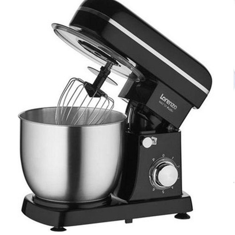 Lorenzo LRZ-1038 Master Plus Siyah Stand Mikser Hamur Yoğurma