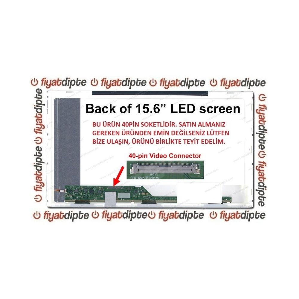 thumbnail image 2 of DisplaySeek 15.6" LED LCD Screen Replacement For LP156WH2(TL)(AC) TLAC - 40pin HD 2 of 4