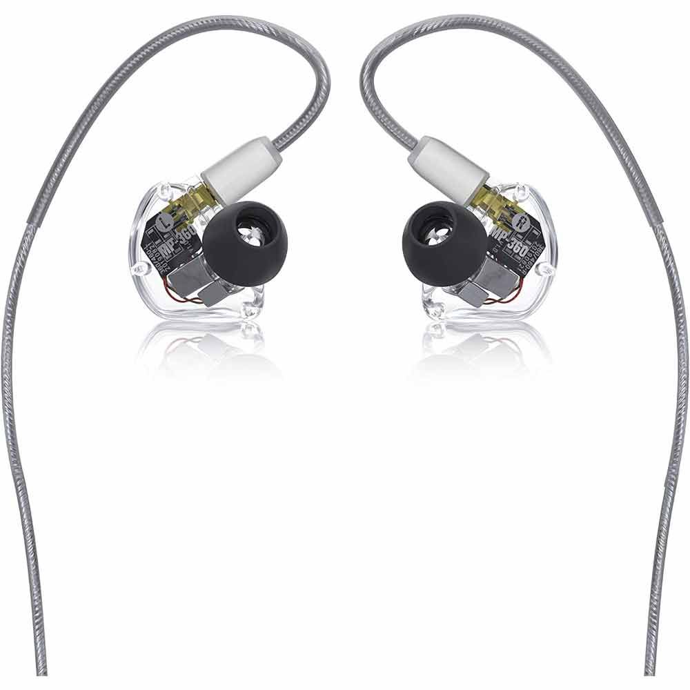 Mackie MP-360 3 Yollu Armature in Ear Şeffaf Siyah Monitör Kulaklık