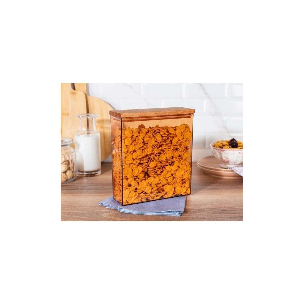 Madame Coco Lucille 2500 ml Ahşap Kapaklı Saklama Kabı Fiyatları