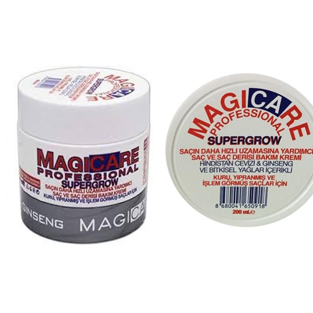 Magicare Supergrow 200 Ml Kuru Yipranmis Ve Islem Gormus Saclar Sac Uzatma Etkili Bakim Kremi Fiyatlari