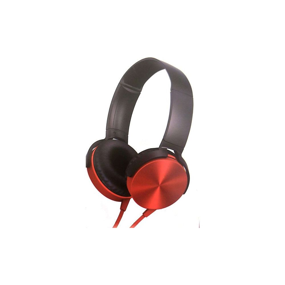 Maiz MDR-XB450AP Extra Bass Kırmızı Mikrofonlu Kulaklık