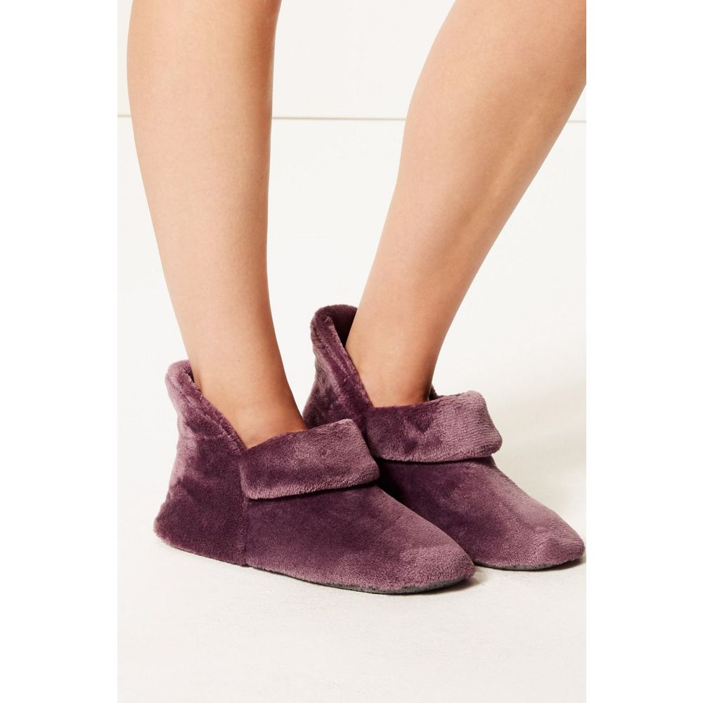 marks and spencer ladies slipper boots