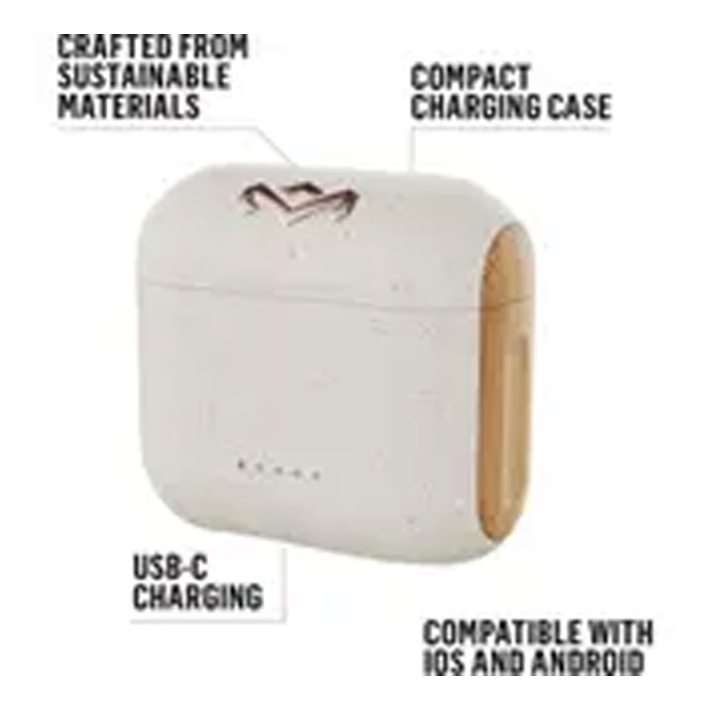 Marley House Of EM-JE121 Rebel Beyaz Bluetooth Kulaklık