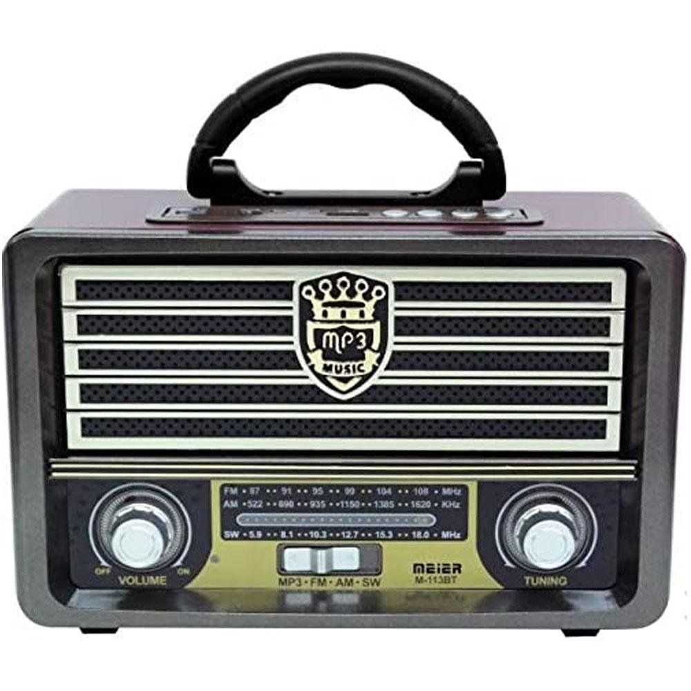 Meier M-113BT Radyolu Bluetooth Hoparlör
