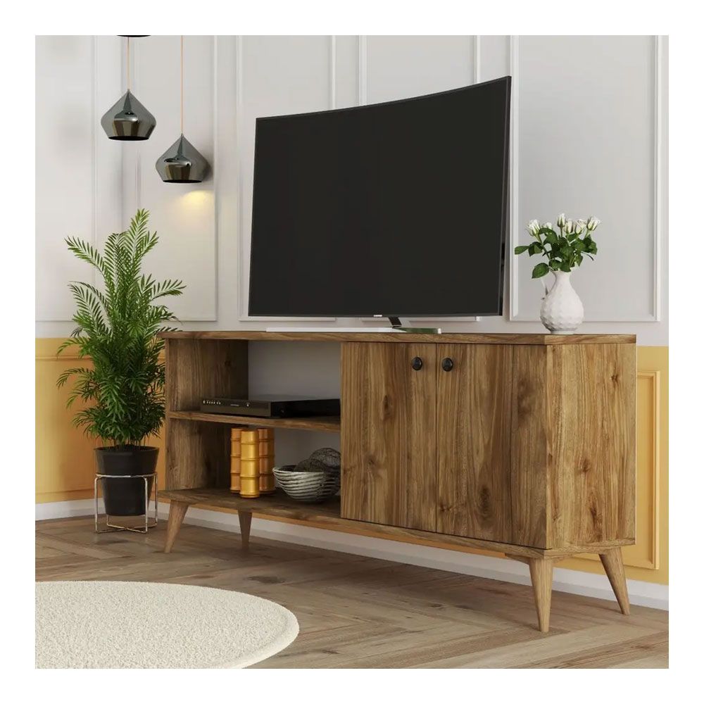 Mezza Everest 1570 138x29 cm Amalfi Ceviz TV Ünitesi Fiyatları