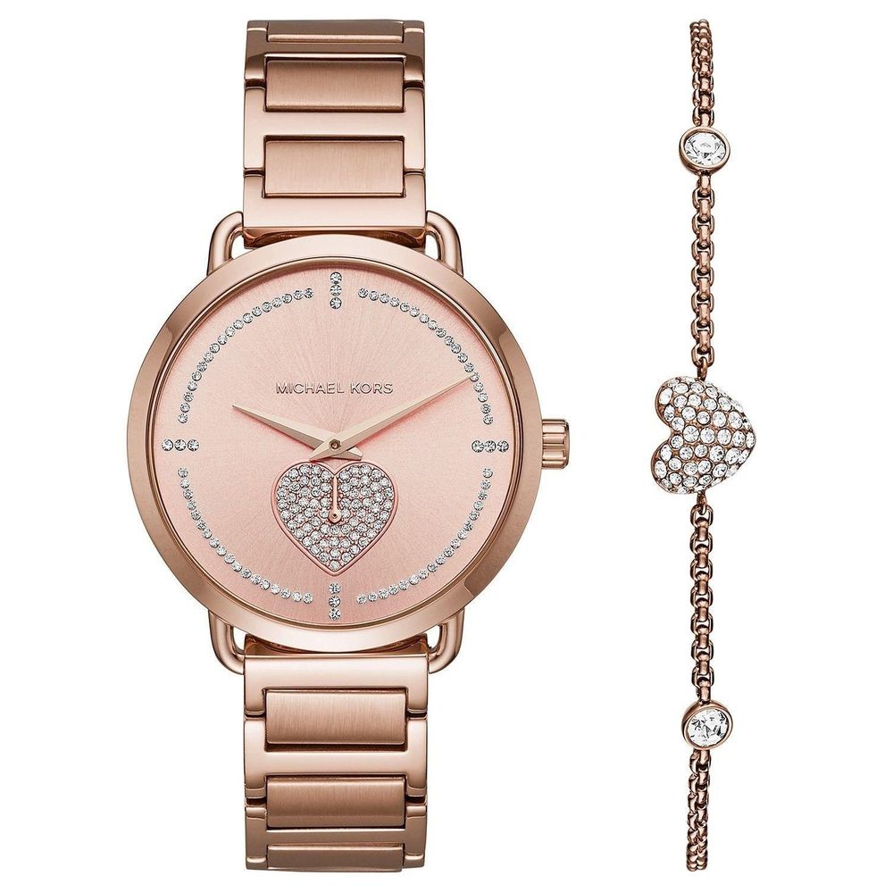 Michael Kors Mk3827 Bayan Set Kol Saati Ve Bileklik Fiyatlari