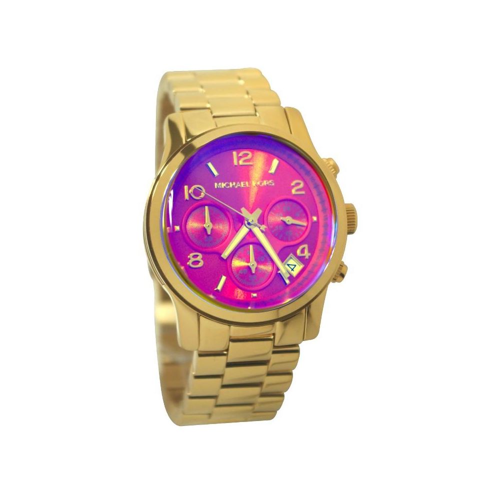 michael kors hot pink watch